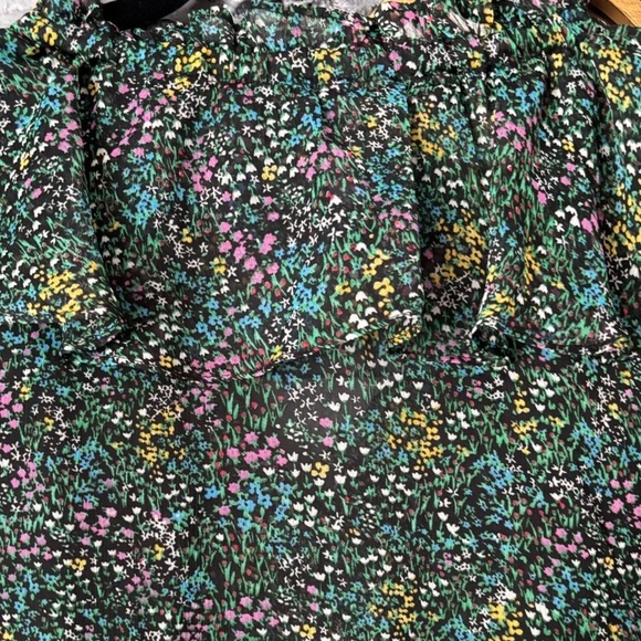 Topshop Floral Ruffled Blouse - Picture 10 of 13